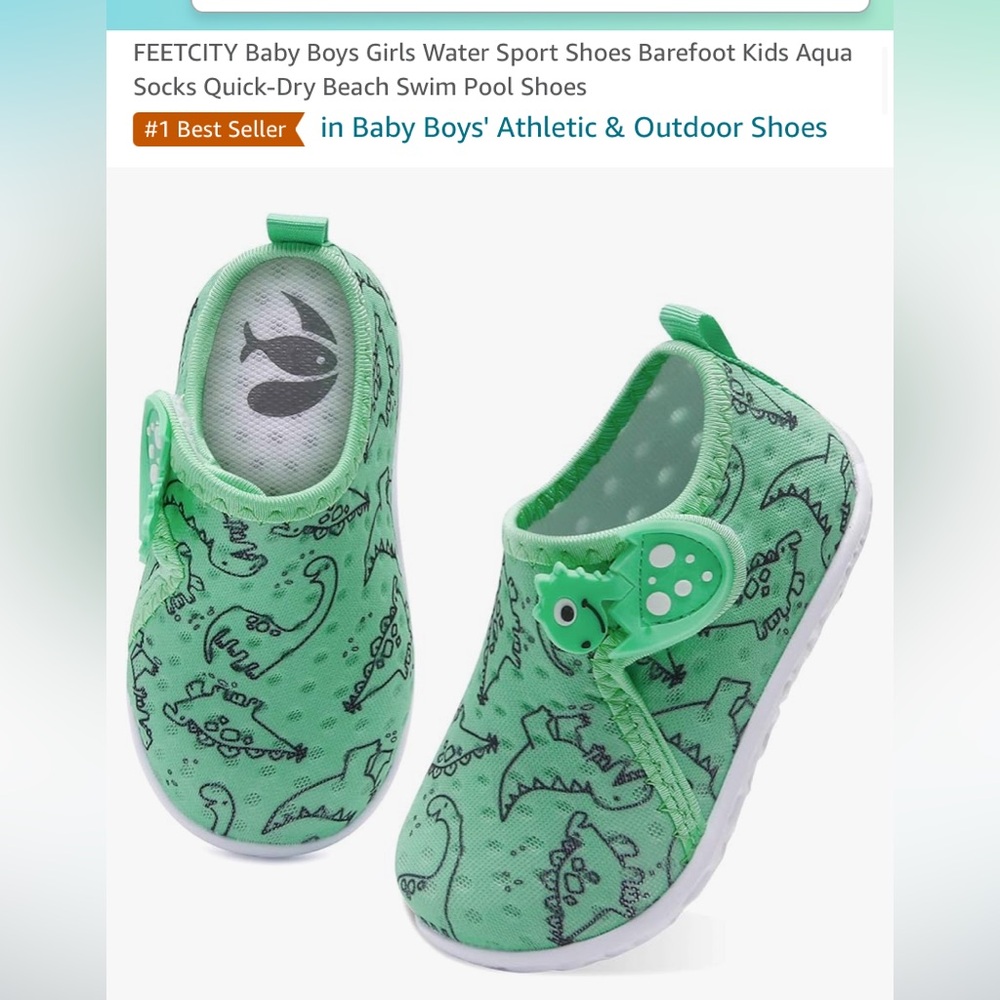 FeetCity Mint Green Watershoes Size 6